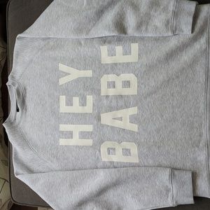 Brunette the label HEY BABE sweatshirt S/M